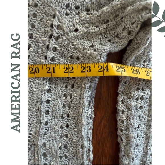 🛍️3/$40 AMERICAN RAG | Chunky Cowl Neck Long Sleeve Sweater | Size 2X | Grey - Picture 6 of 9